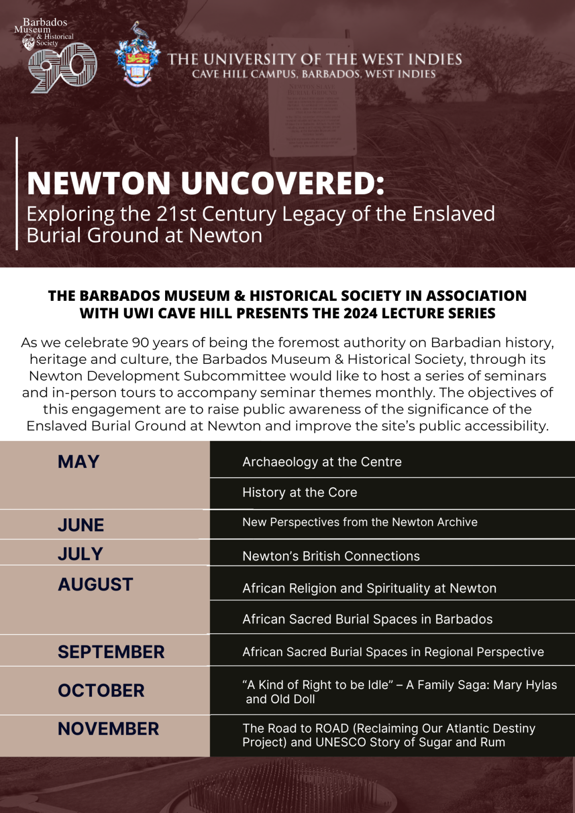 NEWTON UNCOVERED: EXPLORING THE 21ST CENTURY LEGACY OF THE ENSLAVED BURIAL GROUND AT NEWTON